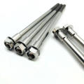 Hot Sale Custom Titanium hexagon flange bolts M6